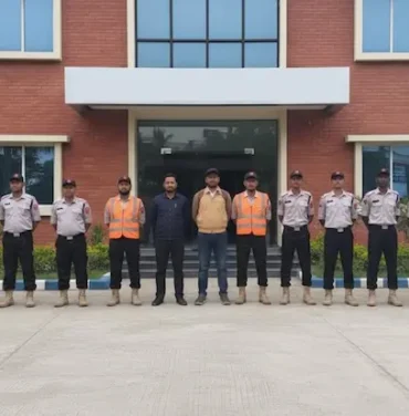 King Force Security Guard Service In Front of Duty Premises
